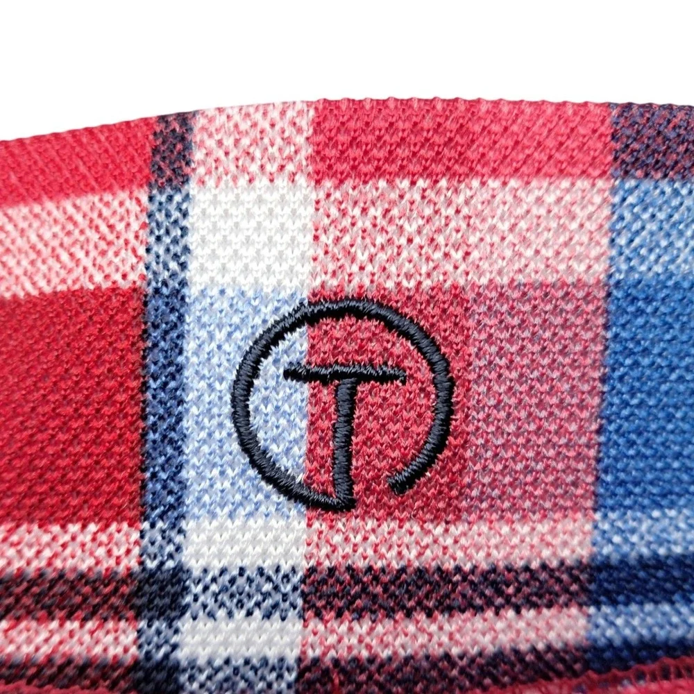 Talbots Plaid Skort Women's Size S Red‎ Blue White Built-in Shorts Golf Tennis